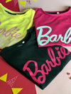 Pack Of 3 Barbie Cropped Tees - zettrobe