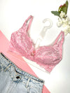 Flowery Lace Bra - zettrobe