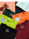 Pack Of Five Solid Crew Neck T-Shirts - zettrobe