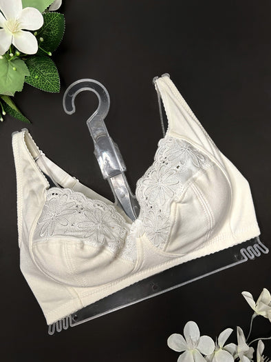 Detail Embroidered Bra - zettrobe