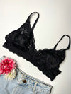 Flowery Lace Bra - zettrobe