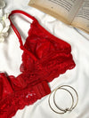 Flowery Lace Bra - zettrobe