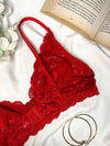 Flowery Lace Bra - zettrobe