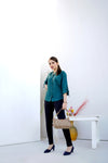 Hem Shirt-Green - zettrobe