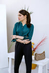 Hem Shirt-Green - zettrobe