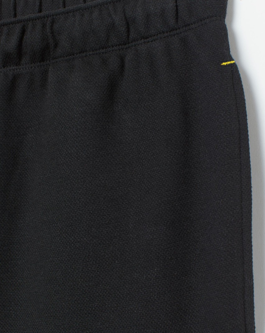 Black Pique Shorts - zettrobe