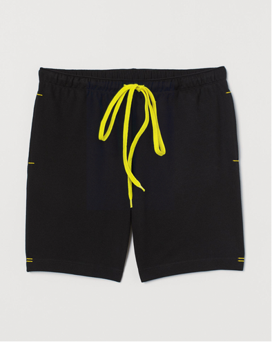 Black Pique Shorts - zettrobe