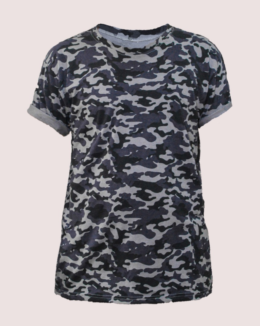 Camouflage T-shirt - zettrobe