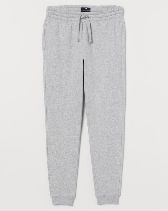 Heather Grey Jogger Pants - zettrobe