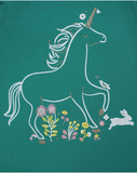 Unicorn Ruffled Sleeves Jersey T-shirt