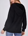 BASICS Zip Up Pouch Pocket Drawstring Hoodie - zettrobe